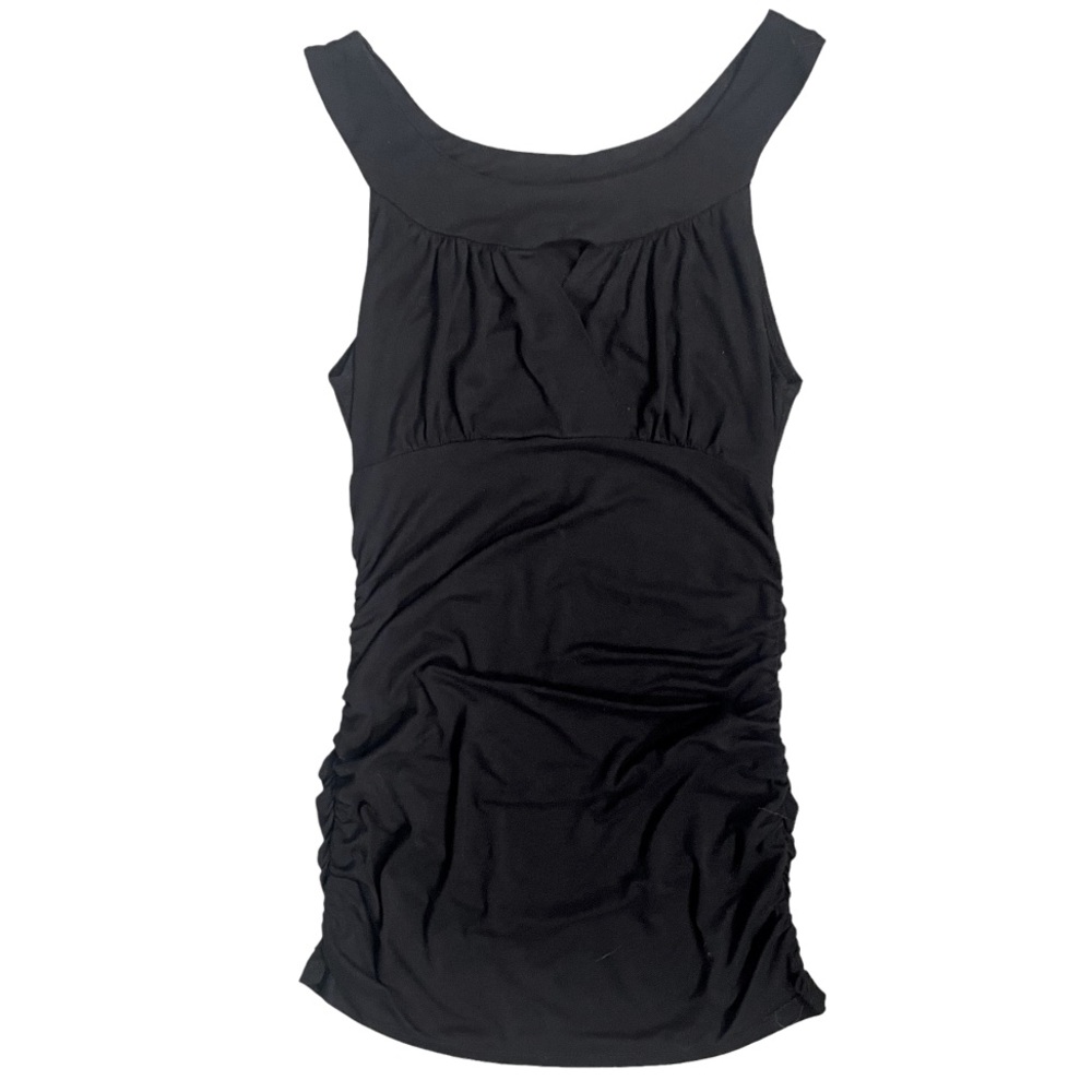 Body Central Sleeveless Cut Out Ruched Top
